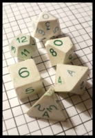 Dice : Dice - DM Collection - Armory White Opaque 1st Generation A Set